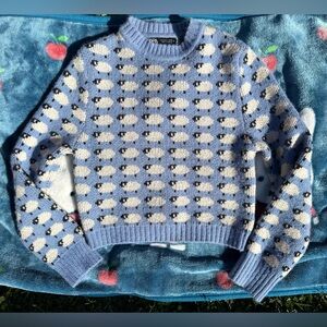 Blue Sheep Sweater